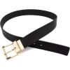 imageMichael Kors Womens 15 Inch Leather Reversible Belt Stylish Fashion Accessory for Everyday WearBlackGold