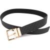 imageMichael Kors Womens 15 Inch Leather Reversible Belt Stylish Fashion Accessory for Everyday WearBlackGold