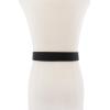 imageMichael Kors Womens 15 Inch Leather Reversible Belt Stylish Fashion Accessory for Everyday WearBlackSilver