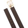 imageMichael Kors Womens 15 Inch Leather Reversible Belt Stylish Fashion Accessory for Everyday WearChocolateBrown