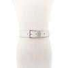 imageMichael Kors Womens 15 Inch Leather Reversible Belt Stylish Fashion Accessory for Everyday WearOptic White