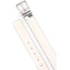 imageMichael Kors Womens 15 Inch Leather Reversible Belt Stylish Fashion Accessory for Everyday WearOptic White