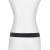 imageMichael Kors Womens 15 Inch Reversible Belt with Flattened Edge Stylish Fashion AccessoryBlackAntique Gold