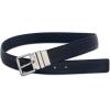 imageMichael Kors Womens 15 Inch Reversible Belt with Flattened Edge Stylish Fashion AccessoryDark Chambray