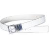 imageMichael Kors Womens 15 Inch Reversible Belt with Flattened Edge Stylish Fashion AccessoryOptic White