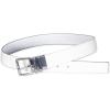 imageMichael Kors Womens 15 Inch Reversible Belt with Flattened Edge Stylish Fashion AccessoryOptic White
