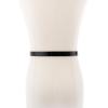 imageMichael Kors Womens 75 Inch Logo Skinny Belt Stylish Fashion Accessory for Everyday WearBlackSilver