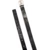 imageMichael Kors Womens 75 Inch Logo Skinny Belt Stylish Fashion Accessory for Everyday WearBlackSilver