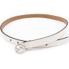 imageMichael Kors Womens 75 Inch Logo Skinny Belt Stylish Fashion Accessory for Everyday WearOptic White