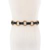 imageMichael Kors Womens Multi Ring Belt Stylish ampamp Versatile Fashion Accessory for Everyday WearBlackAntique Gold