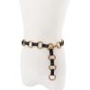 imageMichael Kors Womens Multi Ring Belt Stylish ampamp Versatile Fashion Accessory for Everyday WearBlackAntique Gold