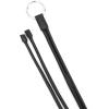imageMichael Kors Womens Rope Belt with Ring Stylish Fashion Accessory for Everyday WearBlackSilver