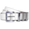 imageMichael Kors Womens 1 Inch Leather Belt with 3 Keepers Stylish Fashion Accessory for Everyday WearOptic White