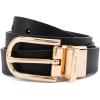 imageMichael Kors Womens 1 Inch Reversible to Saffiano Leather BeltBlackNavy