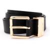 imageMichael Kors Womens 125 Inch Leather Belt Stylish Fashion Accessory for Everyday WearBlackGold