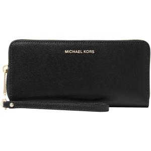 imageMichael Kors Jet Set Travel ContinentalGoldtone HardwareBlack