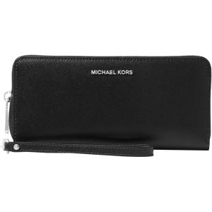 imageMichael Kors Jet Set Travel ContinentalSilverTone HardwareBlack