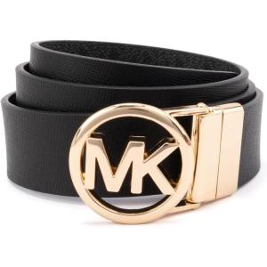 imageMichael Kors Womens 125 Inch Reversible Belt Stylish Fashion Accessory for Everyday WearBlackGold