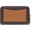 imageMichael Kors Womens Jet Set Small Zip Around Card CaseBrownAcorn