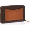 imageMichael Kors Womens Jet Set Small Zip Around Card CaseBrownAcorn