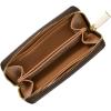 imageMichael Kors Womens Jet Set Small Zip Around Card CaseBrownAcorn