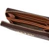 imageMichael Kors Womens Jet Set Small Zip Around Card CaseBrownAcorn