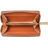 imageMichael Kors Womens Jet Set Small Zip Around Card CaseGoldTone HardwareSignature with Center StripeOrange Punch