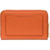 imageMichael Kors Womens Jet Set Small Zip Around Card CaseGoldtone HardwareMercer Pebble LeatherOrange Punch