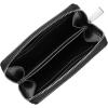 imageMichael Kors Womens Jet Set Small Zip Around Card CaseSilverTone HardwareSignature Coated TwillBlack