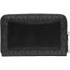 imageMichael Kors Womens Jet Set Small Zip Around Card CaseSilverTone HardwareSignature Coated TwillBlack