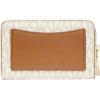 imageMichael Kors Womens Jet Set Small Zip Around Card CaseVanillaAcorn