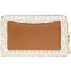 imageMichael Kors Womens Jet Set Small Zip Around Card CaseVanillaAcorn