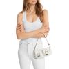 imageMichael Kors Zoe Small Convertible PouchetteSilvertone HardwareOptic White