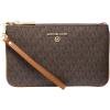 imageMichael Kors Jet Set Charm Medium TopZip WristletBrownAcorn