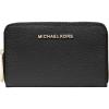 imageMichael Kors Womens Jet Set Small Zip Around Card CaseBlack