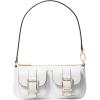 Gold-tone Hardware/Optic White