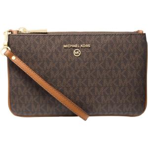 imageMichael Kors Jet Set Charm Medium TopZip WristletBrownAcorn