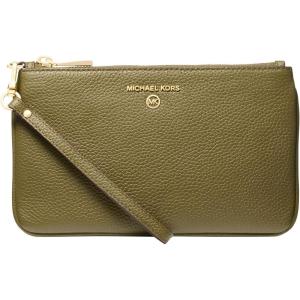 imageMichael Kors Jet Set Charm Medium TopZip WristletSafari Green