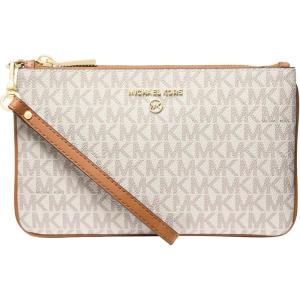 imageMichael Kors Jet Set Charm Medium TopZip WristletVanillaAcorn