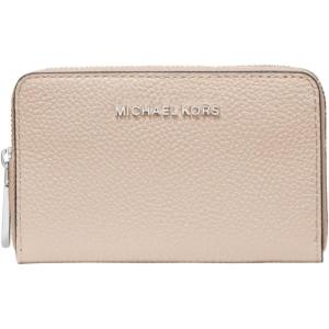 imageMichael Kors Womens Jet Set Small Zip Around Card CaseLight Sand