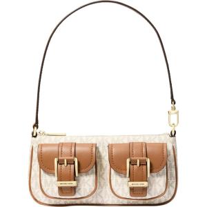 imageMichael Kors Zoe Small Convertible PouchetteVanillaAcorn