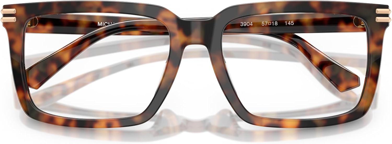 imageMichael Kors Mens Mk4155u Bayshore Universal Fit Square Prescription Eyewear FramesVintage TortoiseDemo Lens