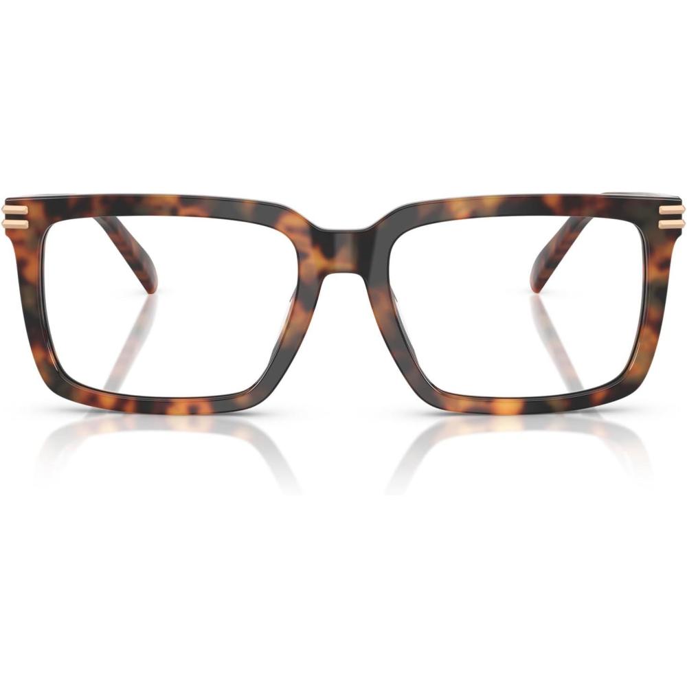 imageMichael Kors Mens Mk4155u Bayshore Universal Fit Square Prescription Eyewear FramesVintage TortoiseDemo Lens