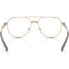 imageMichael Kors Mens Mk3092 Highland Park Aviator Prescription Eyewear FramesBeige GoldDemo Lens
