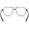 imageMichael Kors Mens Mk3092 Highland Park Aviator Prescription Eyewear FramesBlack ShinyDemo Lens