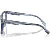 imageMichael Kors Mens Mk4121u Mosel Universal Fit Square Prescription Eyewear FramesBlue HornDemo Lens