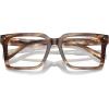 imageMichael Kors Mens Mk4121u Mosel Universal Fit Square Prescription Eyewear FramesBrown HornDemo Lens