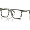 imageMichael Kors Mens Mk4121u Mosel Universal Fit Square Prescription Eyewear FramesOlive HornDemo Lens