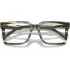 imageMichael Kors Mens Mk4121u Mosel Universal Fit Square Prescription Eyewear FramesOlive HornDemo Lens