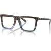 imageMichael Kors Mens Mk4124u Sorengo Universal Fit Rectangular Prescription Eyewear FramesBlue Block TortoiseDemo Lens